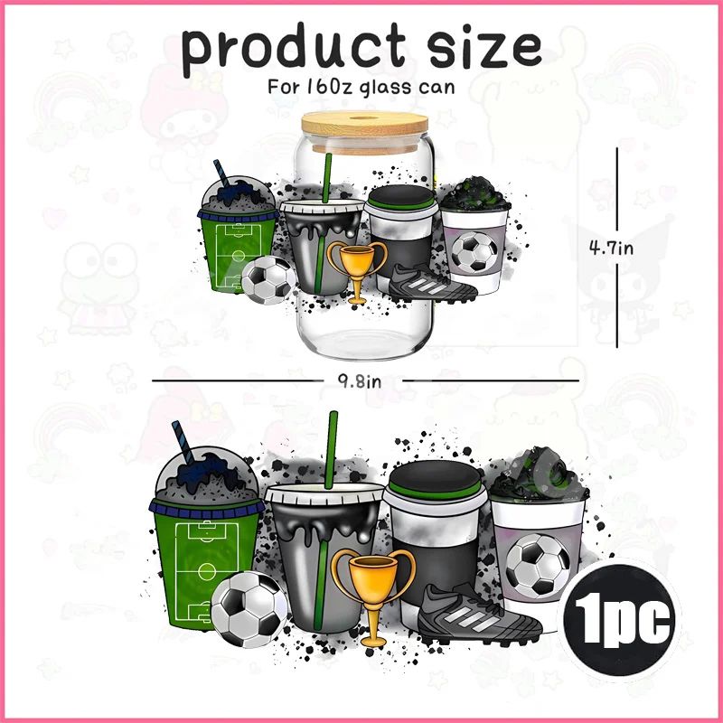 Football Cup Wrap Stickers