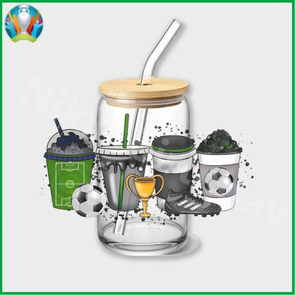 Football Cup Wrap Stickers