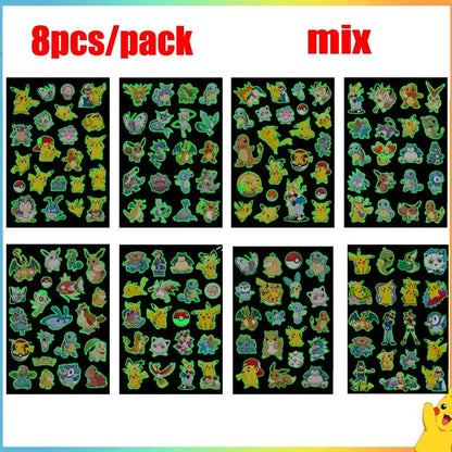 Glow Pokemon Tattoo Stickers