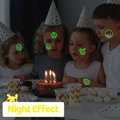 Glow Pokemon Tattoo Stickers