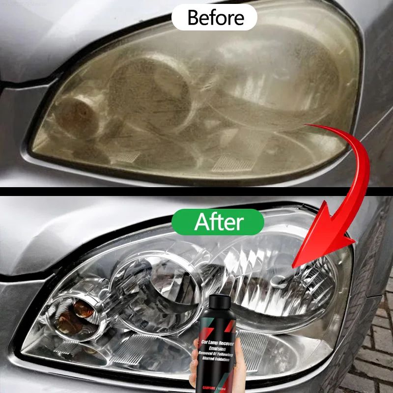 ClearBeam Headlight Restoration Kit – Car Headlamp Polishing & Cleaning Repair Paste