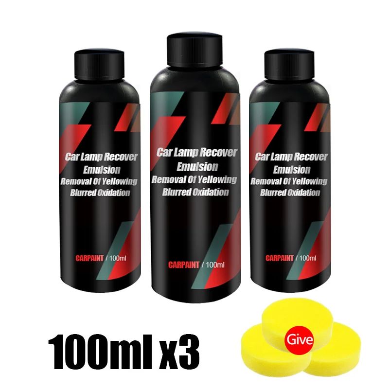 ClearBeam Headlight Restoration Kit – Car Headlamp Polishing & Cleaning Repair Paste