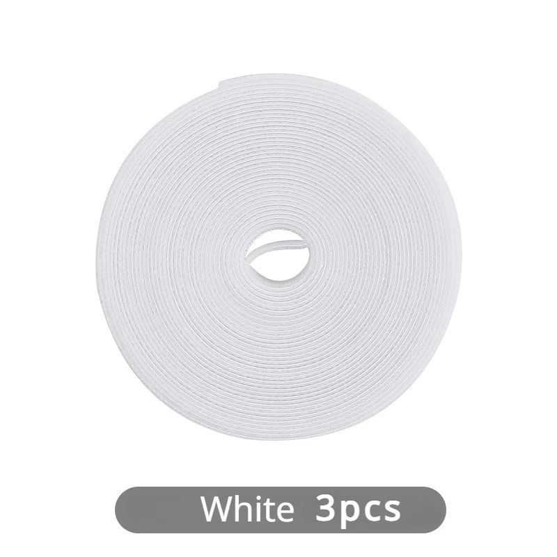 Reusable Cable Management Tape Roll 10x3000mm – Cut-to-Length Reusable Cable Ties Cord Organizer for Desk, Home & Travel