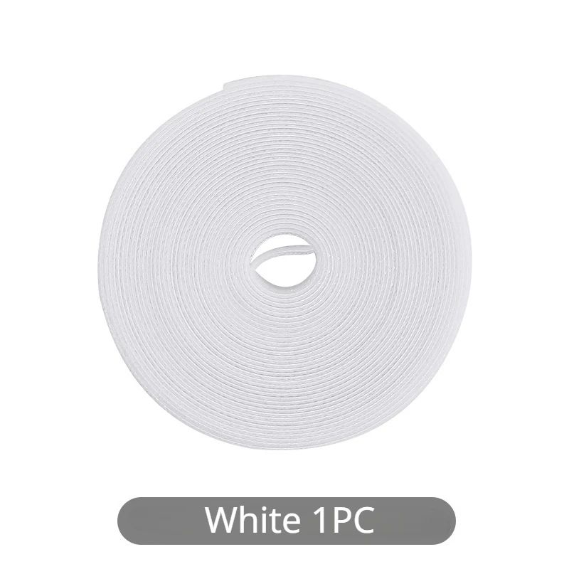 Reusable Cable Management Tape Roll 10x3000mm – Cut-to-Length Reusable Cable Ties Cord Organizer for Desk, Home & Travel