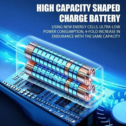 Portable Rechargeable Neck Fan, Cooling Neck Fan, Powered by 5200mAh Battery, 4-Speed Hands-Free Bladeless Fan