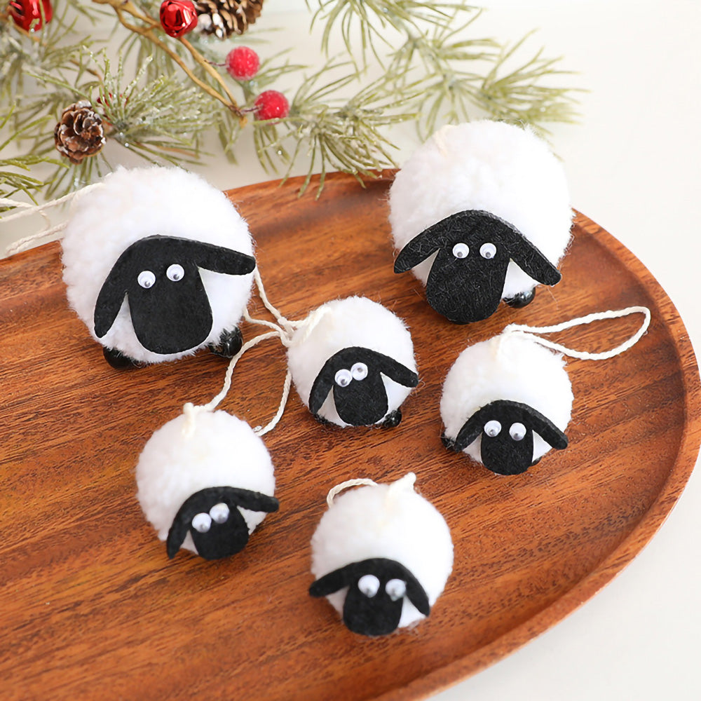 Eid Al-adha Plush Sheep Figurines, Cute Mini Sheep Ramadan Decoration, Eid Mubarak Home Decorations, Party Supplies