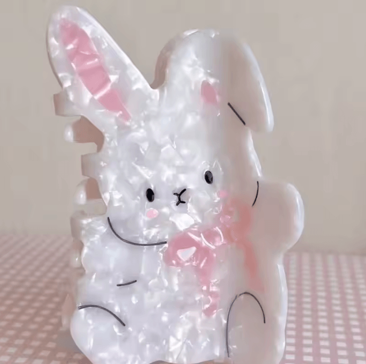 Creative Hair Accessory Little Rabbit Texture Cute Hair Clip – Sweet Ponytail Holder for Women
