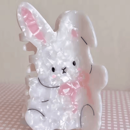 Creative Hair Accessory Little Rabbit Texture Cute Hair Clip – Sweet Ponytail Holder for Women