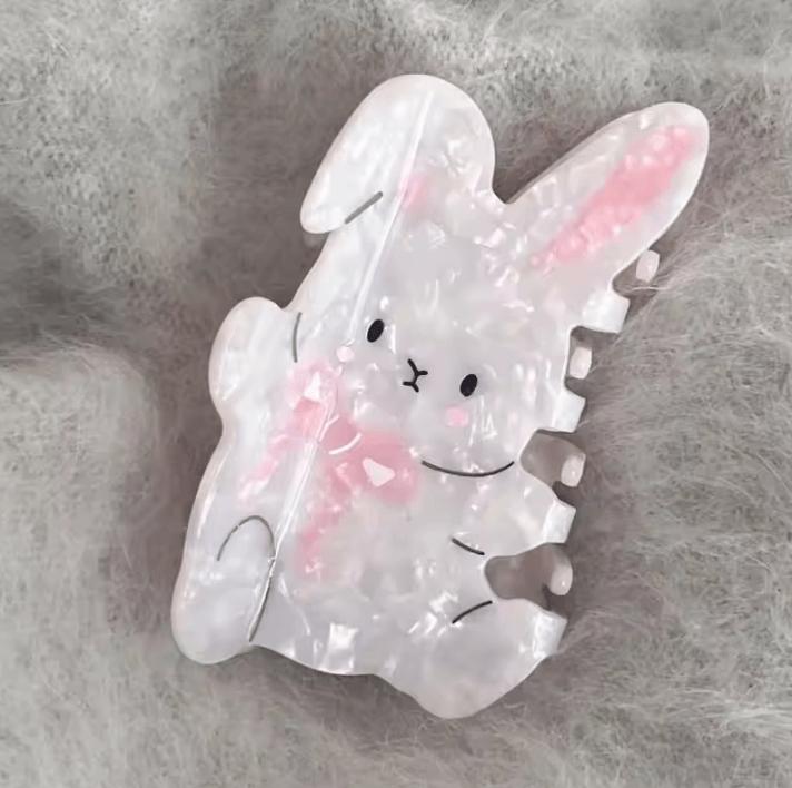 Creative Hair Accessory Little Rabbit Texture Cute Hair Clip – Sweet Ponytail Holder for Women