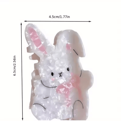 Creative Hair Accessory Little Rabbit Texture Cute Hair Clip – Sweet Ponytail Holder for Women