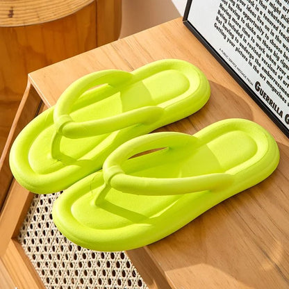 Soft Sole EVA Cloud Flip Flops for Women Summer Non Slip Platform Slippers