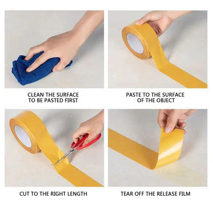 Heavy Duty Waterproof Mesh Double Sided Adhesive Fixation Tape