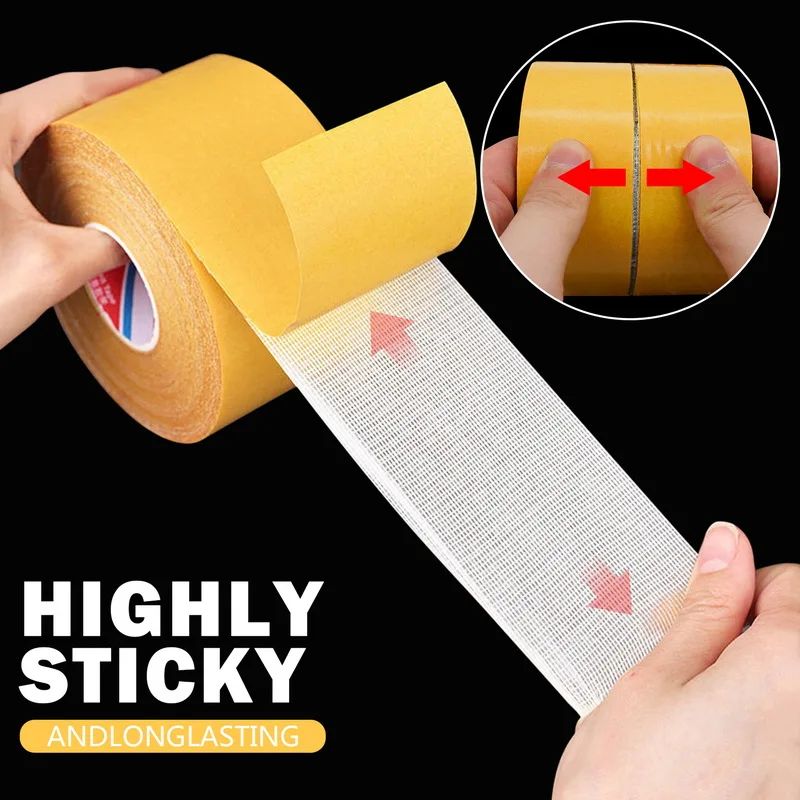 Heavy Duty Waterproof Mesh Double Sided Adhesive Fixation Tape