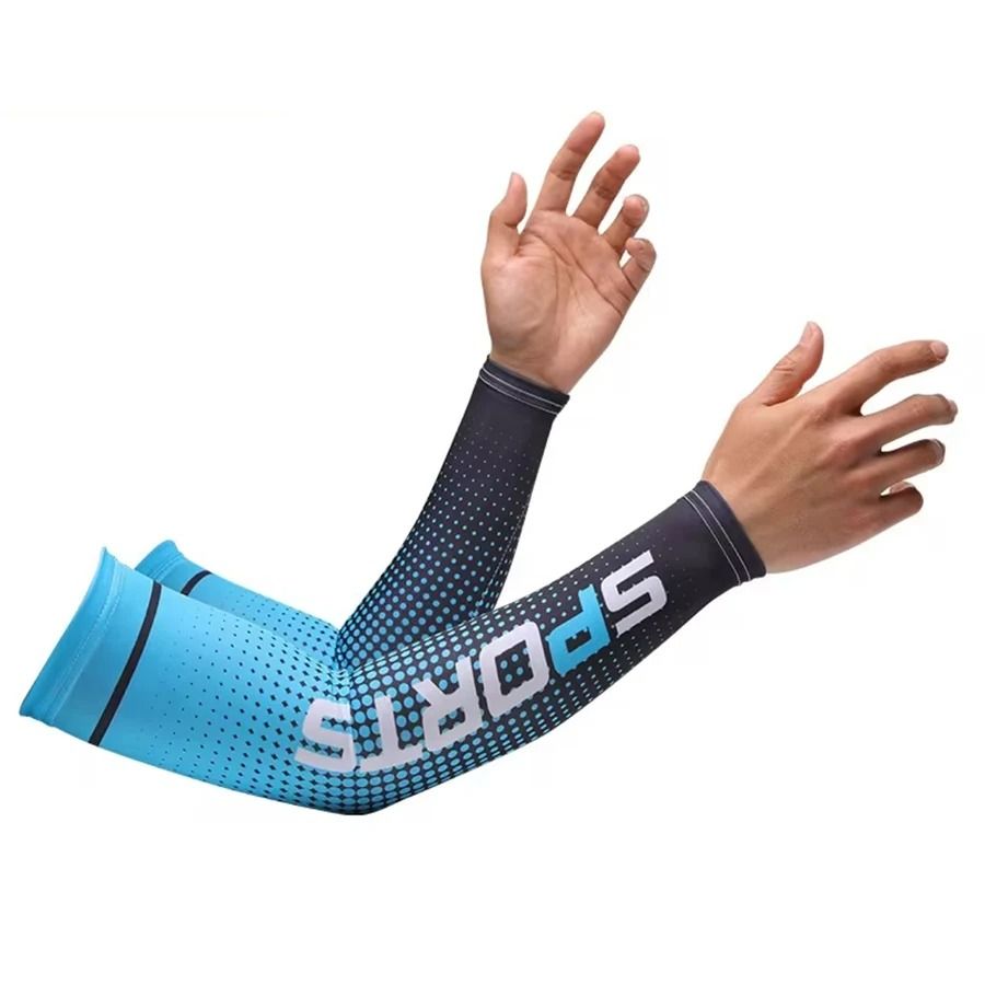 Summer Ice Silk Sunscreen Sleeves – Cooling UV Protection & Anti-Slip Arm Covers