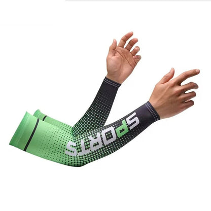 Summer Ice Silk Sunscreen Sleeves – Cooling UV Protection & Anti-Slip Arm Covers