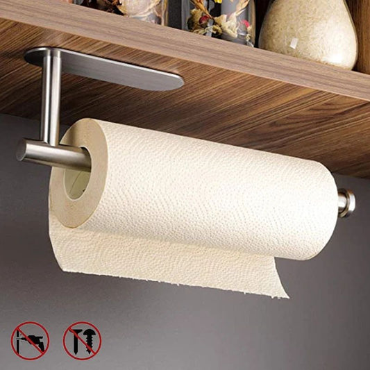 StickEase Self-Adhesive Toilet Paper Holder – No-Drill Wall Mounted Roll Holder
