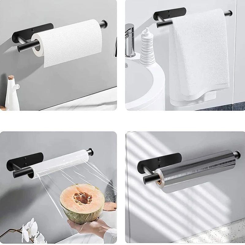StickEase Self-Adhesive Toilet Paper Holder – No-Drill Wall Mounted Roll Holder