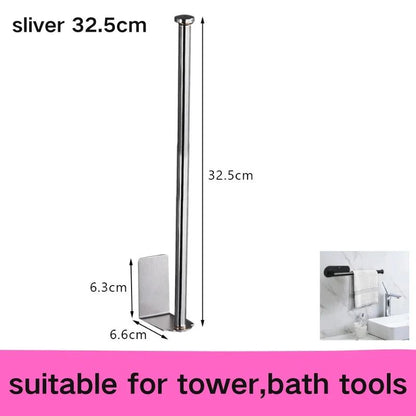 StickEase Self-Adhesive Toilet Paper Holder – No-Drill Wall Mounted Roll Holder