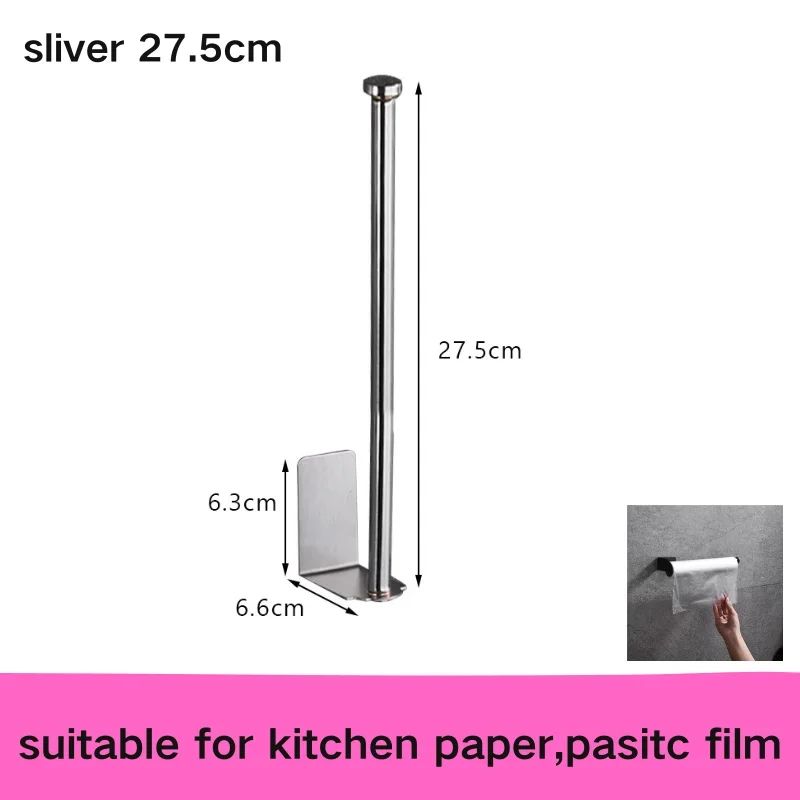 StickEase Self-Adhesive Toilet Paper Holder – No-Drill Wall Mounted Roll Holder