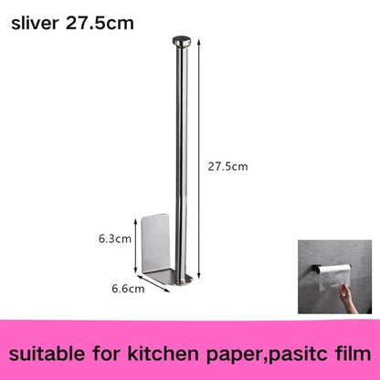 StickEase Self-Adhesive Toilet Paper Holder – No-Drill Wall Mounted Roll Holder