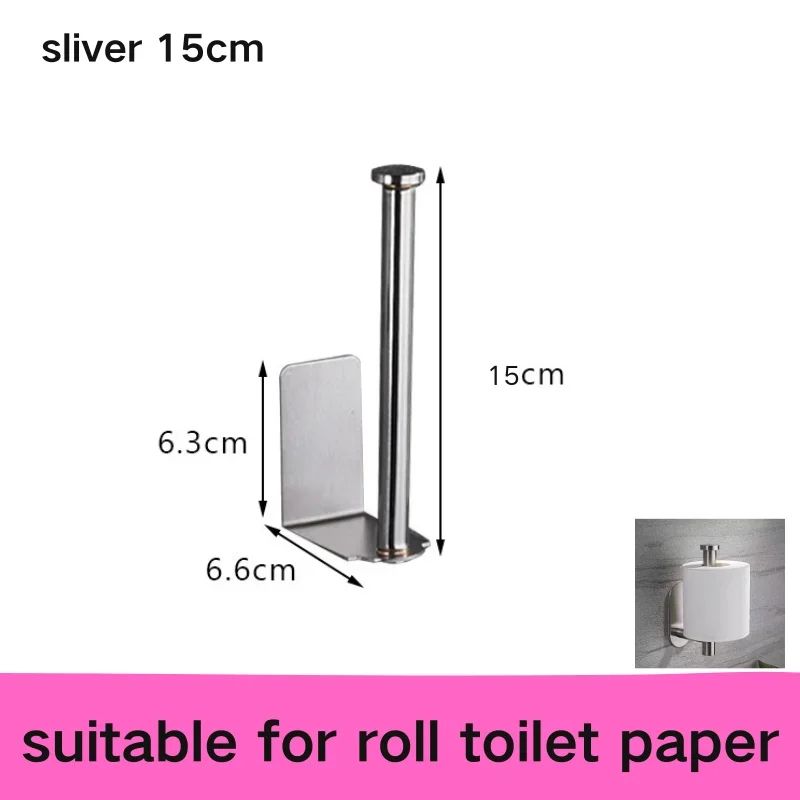 StickEase Self-Adhesive Toilet Paper Holder – No-Drill Wall Mounted Roll Holder