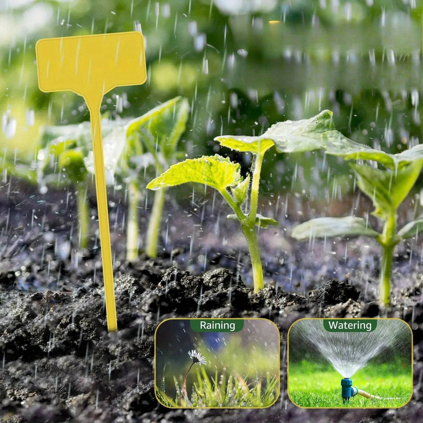 Reusable T Type Garden Plant Labels