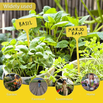 Reusable T Type Garden Plant Labels