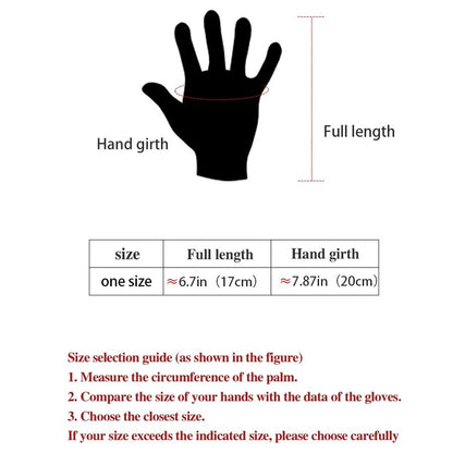 Winter Womens Fingerless Thermal Gloves – Thick Half-Finger Student Design
