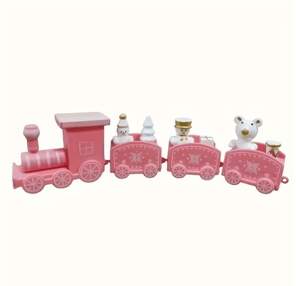 Decorative Plastic Train Figurine – Collectible Home & Holiday Party Ornament