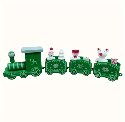 Decorative Plastic Train Figurine – Collectible Home & Holiday Party Ornament