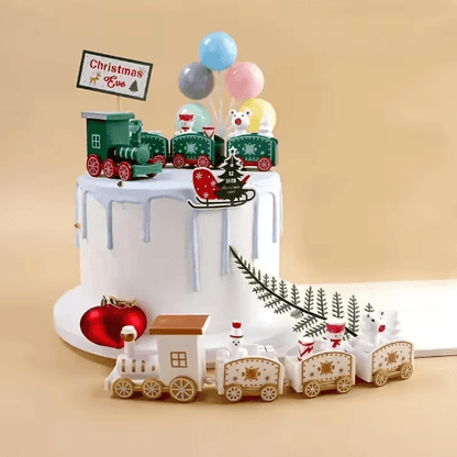 Decorative Plastic Train Figurine – Collectible Home & Holiday Party Ornament