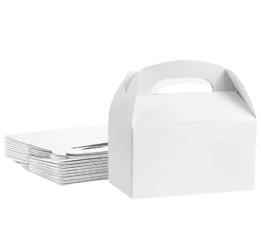 Party Favor Gift Boxes with Handles (10-Pack) – Handheld Cake & Gift Packaging for Special Occasions