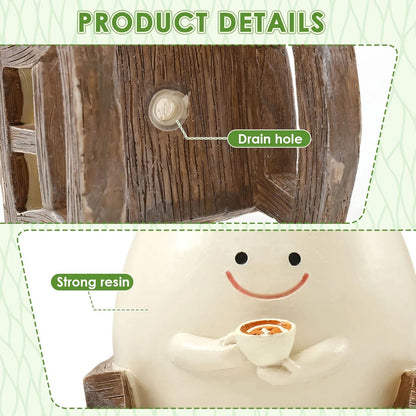 Rocking Chair Smile Face Planter
