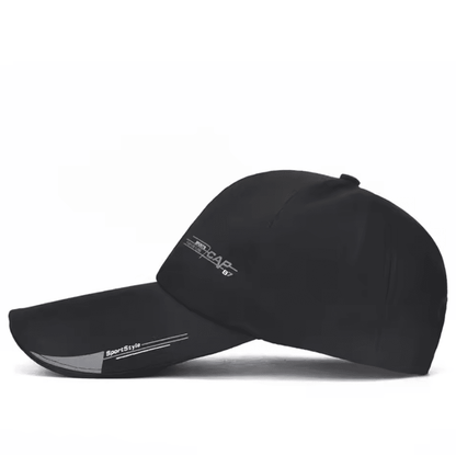 Adjustable Sports Cap with Long Visor Outdoor Sun Hat Mens Snapback Baseball Cap