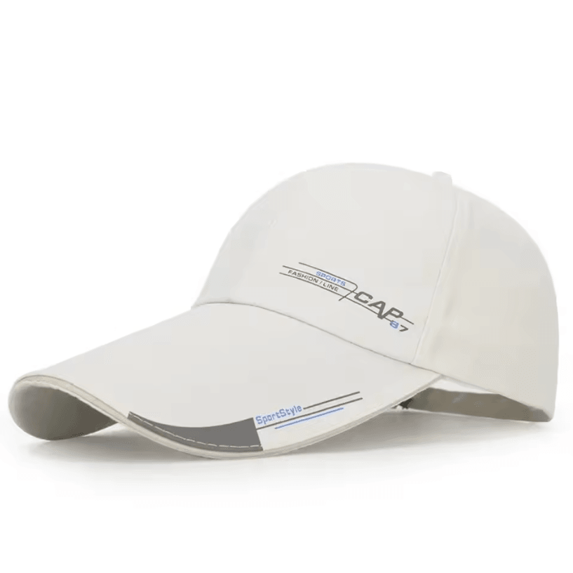 Adjustable Sports Cap with Long Visor Outdoor Sun Hat Mens Snapback Baseball Cap