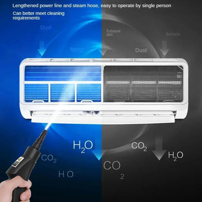 2500W high pressure steam cleaner Handheld Deep-Clean Steamer for Kitchen, Car & AC