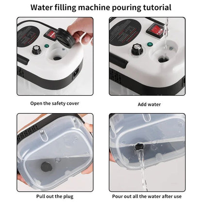 2500W high pressure steam cleaner Handheld Deep-Clean Steamer for Kitchen, Car & AC