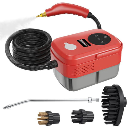 2500W high pressure steam cleaner Handheld Deep-Clean Steamer for Kitchen, Car & AC