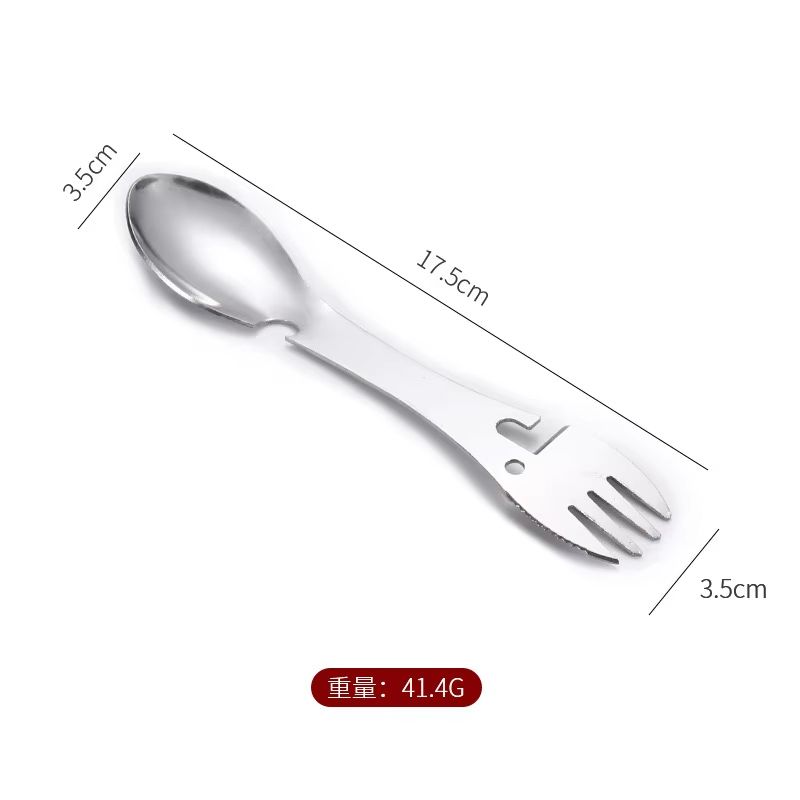5-in-1 Outdoor Survival Tools Camping Multi-Functional EDC Utensil Kit