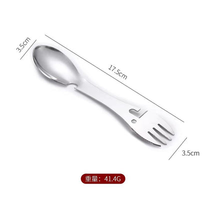 5-in-1 Outdoor Survival Tools Camping Multi-Functional EDC Utensil Kit