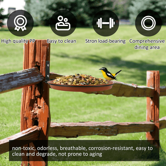 Tree Mounted Bird Feeding Trays Multifunctional Garden Feeder Set