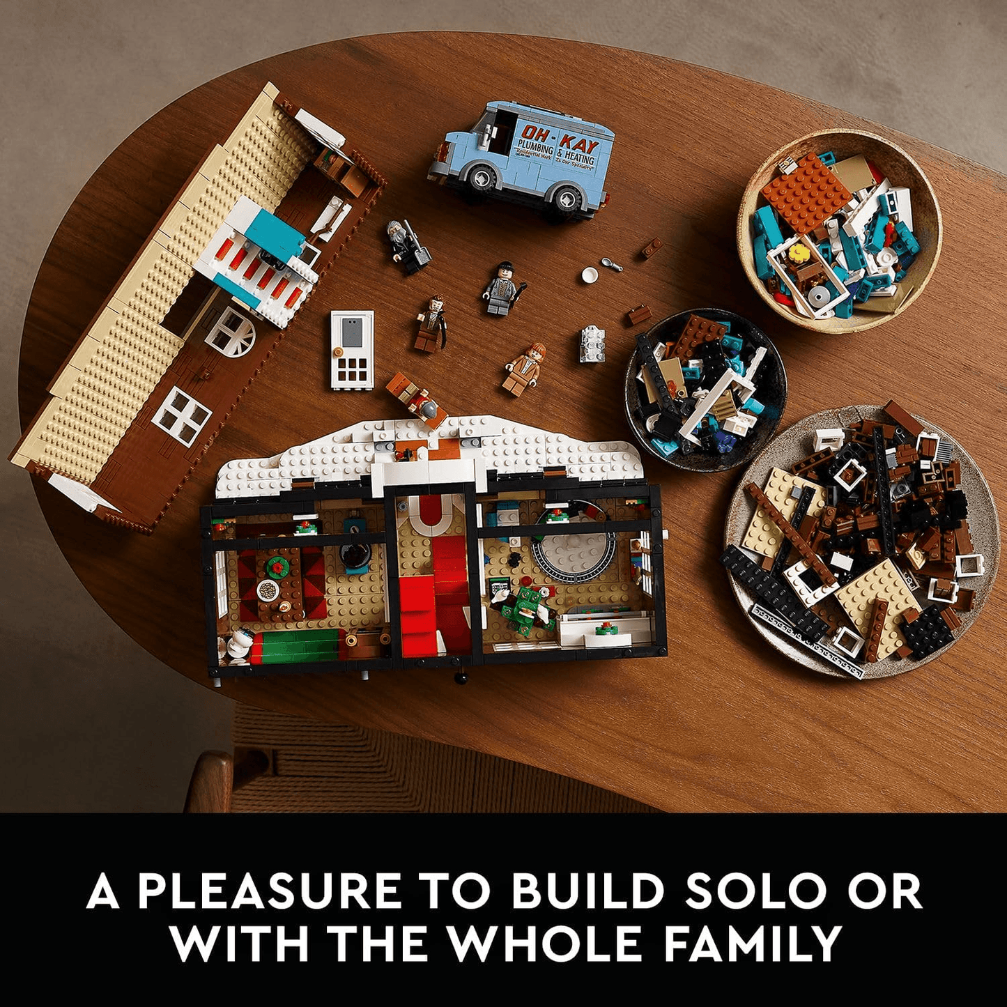 Christmas Gifts Home Alone House Set, Building Blocks Bricks for Boy Kids
