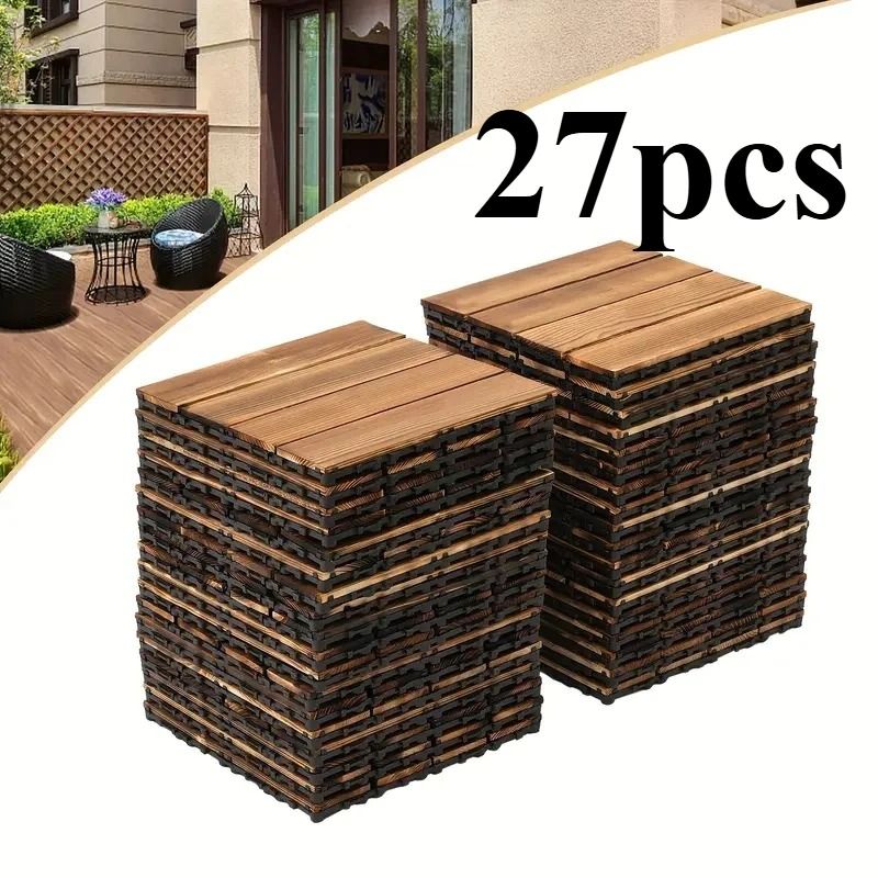 Professional Splicing Solid Wood Interconnected Floor Tiles
