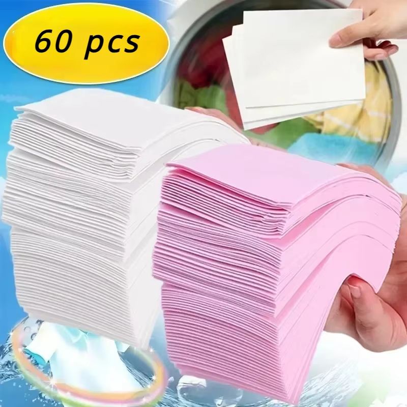 60-Piece Concentrated Laundry Detergent Tablets for Powerful Cleaning