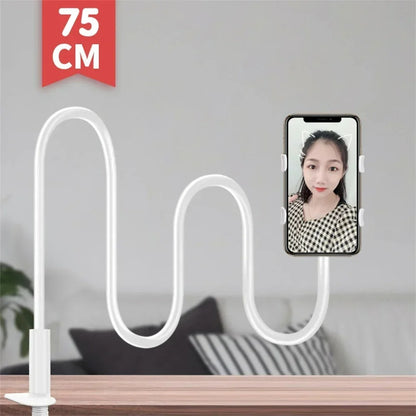 Universal Adjustable Lazy Phone Holder, Flexible Arm Stand, Smartphone Desktop Mount Bracket, Home Bed Clip Holder