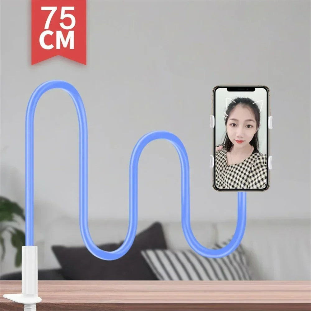 Universal Adjustable Lazy Phone Holder, Flexible Arm Stand, Smartphone Desktop Mount Bracket, Home Bed Clip Holder