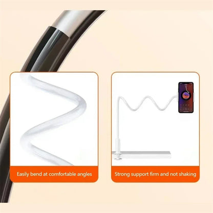Universal Adjustable Lazy Phone Holder, Flexible Arm Stand, Smartphone Desktop Mount Bracket, Home Bed Clip Holder