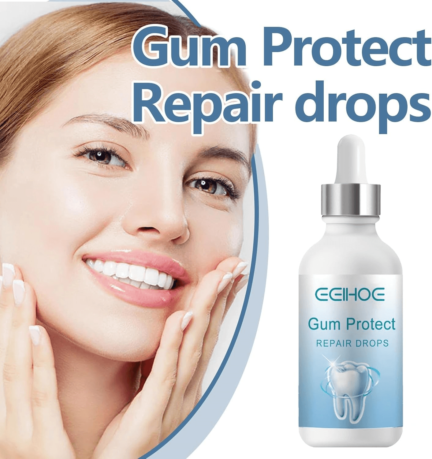 Rapid Repair Gums Serum, Instant Relief for Sensitive Teeth, Cavities & Gum Damage