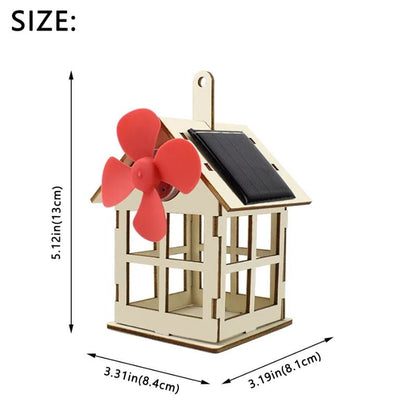 Solar-Powered Twin Blade Windmill Science DIY Kit