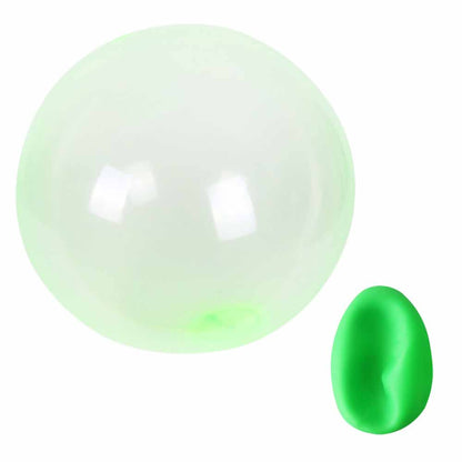 Kids Inflatable Elastic Ball, Blow Up Balloon Toy, Soft Water Filled Bubble Ball for Party Games